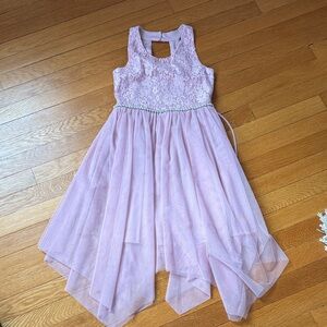 Speechless Kids Pink Lace Dress